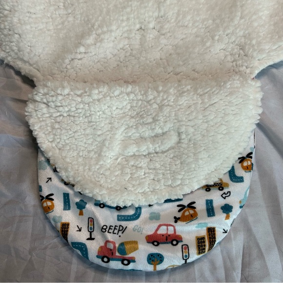 Baby Sleep Sack Car Theme 0-3M | Super Soft Baby Swaddle sack - Picture 3 of 7